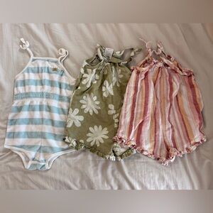 2T Girls Romper Bundle